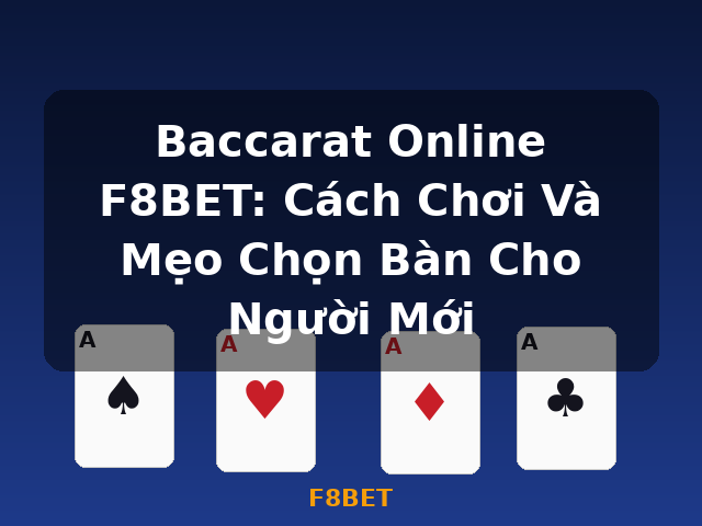 Baccarat Online F8BET: Cách Chơi Và Mẹo Chọn Bàn Cho Người Mới - F8BET Baccarat Online F8BET: Cách Chơi Và Mẹo Chọn Bàn Cho Người Mới - F8BET