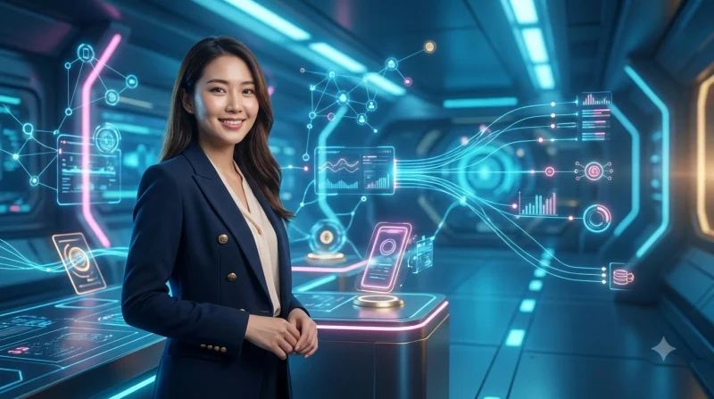 Hình ảnh minh họa lợi ích đồng bộ tài khoản trên nhiều thiết bị để trải nghiệm liền mạch