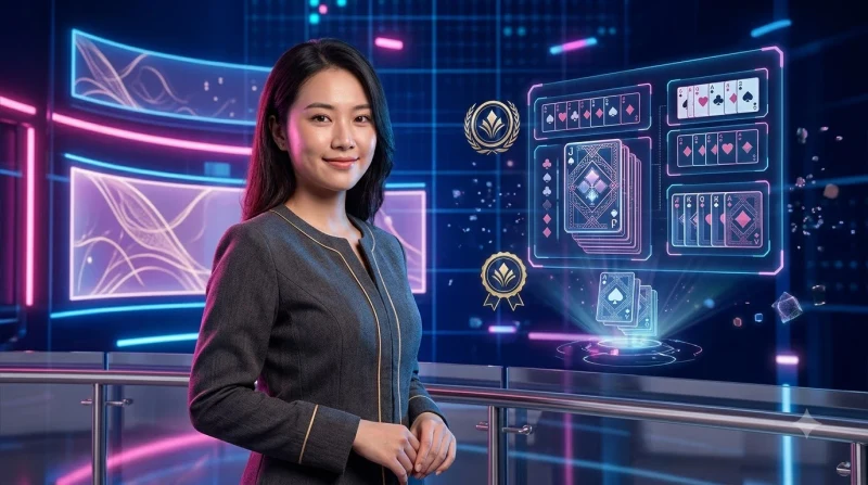 quy-trinh-luat-choi-tien-len-nen-tang-truc-tuyen-duoc-minh-hoa-bang-bon-buoc-truu-tuong-voi-bieu-tuong-chat-bai Quy trình luật chơi tiến lên nền tảng trực tuyến được minh họa bằng bốn bước trừu tượng với biểu tượng chất bài
